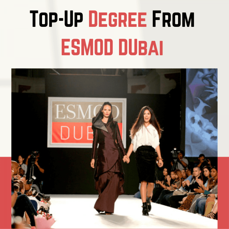 Online fashion designing course degree from esmod dubai